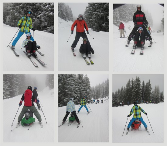 KVINTA na lyžích ve Schladmingu