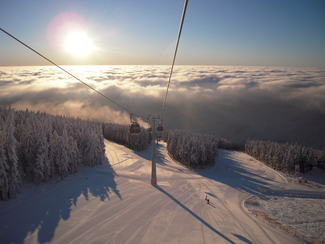 Sekunda na lyžařském kurzu na Černé hoře
