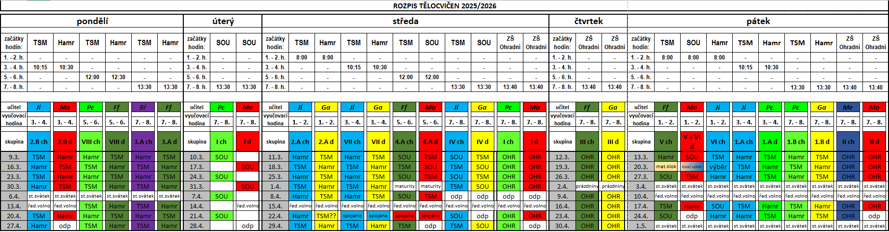 Rozpis tělocvičen_březen_duben 2026